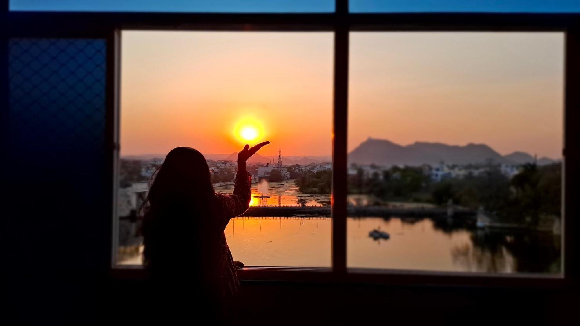 Antariksh Hotel Udaipur Bagian luar foto